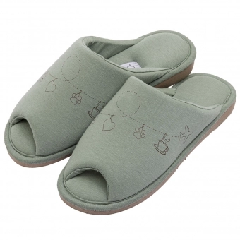 Pantufa Algodão Pingentes de Conforto — Aberta e Anatômica