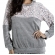Pijama de frio em plush com detalhe de oncinha - Mescla