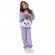 Pijama Microsoft Coelho Infantil - Lilás