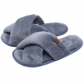 Pantufa Flexível em Pelúcia - Indigo