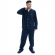 Pijama Masculino Aberto em Microsoft Liso - Marinho