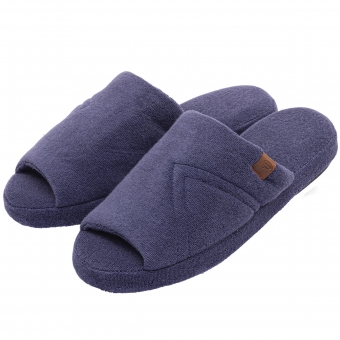 Pantufa PUFF Masculina Atoalhada Lavável à Máquina
