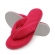Pantufa de Dedo Atoalhada com Solado de EVA Anatômico - Pink