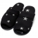 Pantufa Aberta em Modal Summer Antiderrapante - Preto
