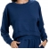 Conjunto Moletinho Cropped Feminino - Marinho