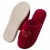 Pantufa Anatômica Plush com Laço Cetim PUFF - Vermelho