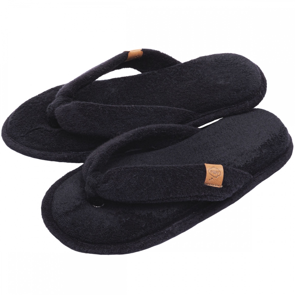 Pantufa Anatomic Flex Soft Atoalhado - Dedo - Preto