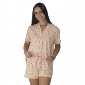 Short Doll Modal Summer Judoca Manga - Bege