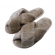 Pantufa Flexível em Pelúcia - Bege