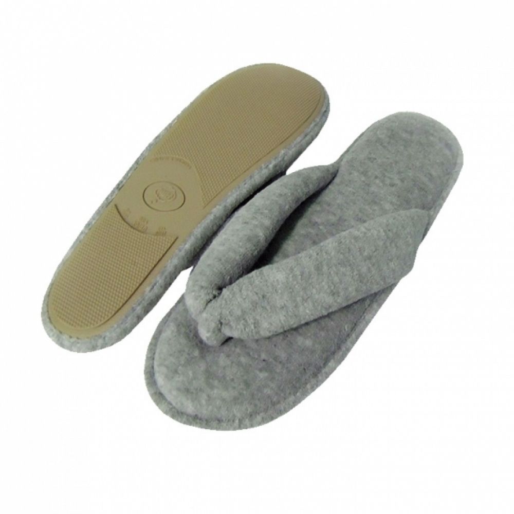 Pantufa Atoalhada Flexível Dedo - PUFF - Mescla