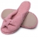 Pantufa Aberta em Jacquard Summer Flexível Antiderrapante - Rosa