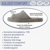 Pantufa Comfort Atoalhada Flexível Espuma 20mm Altura - Caqui