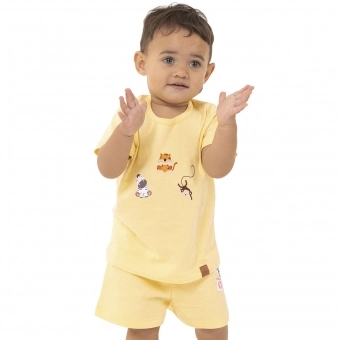 Pijama Bebê Turminha dos Sonhos –  Malha Algodão