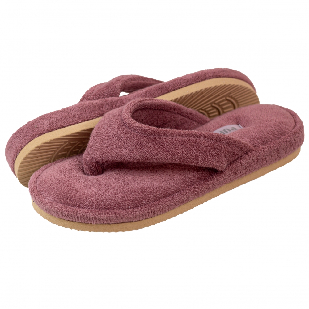 Pantufa Anatômica Soft Atoalhado - Dedo - Amora