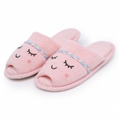 Pantufa Flexível Infantil em Moletinho Carinha - Rosa