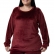 Pijama Longo em Plush Super Soft - Bordo