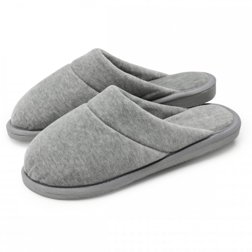 Pantufa em Plush com Solado de EVA Anatômico - Mescla