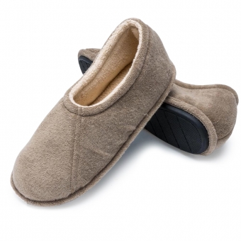 Pantufa Anatômica Flexível Masculina Atoalhada Mocassim
