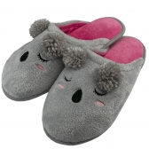 Pantufa Flexível Puff Plush Coala - Rosa