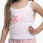 Short Doll Infantil em Moletinho com Ribana - Rosa