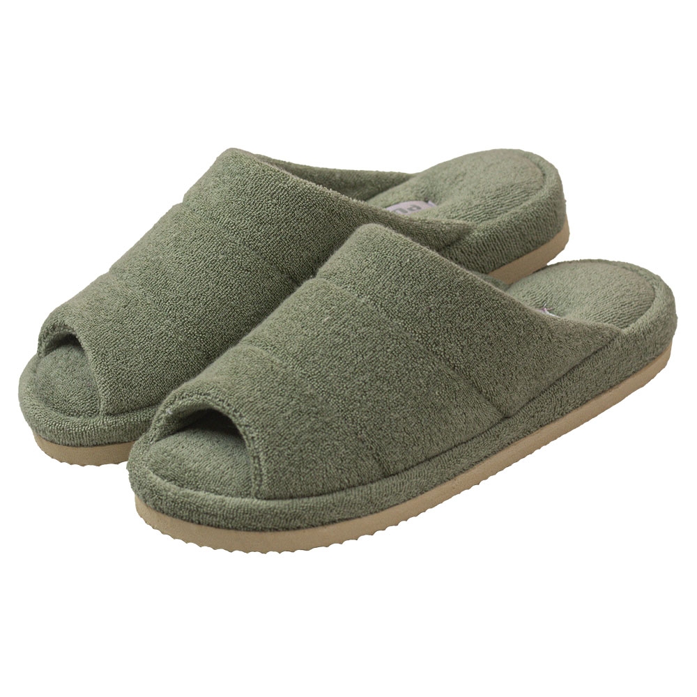 Pantufa Atoalhada Soft  Anatomic - Verde