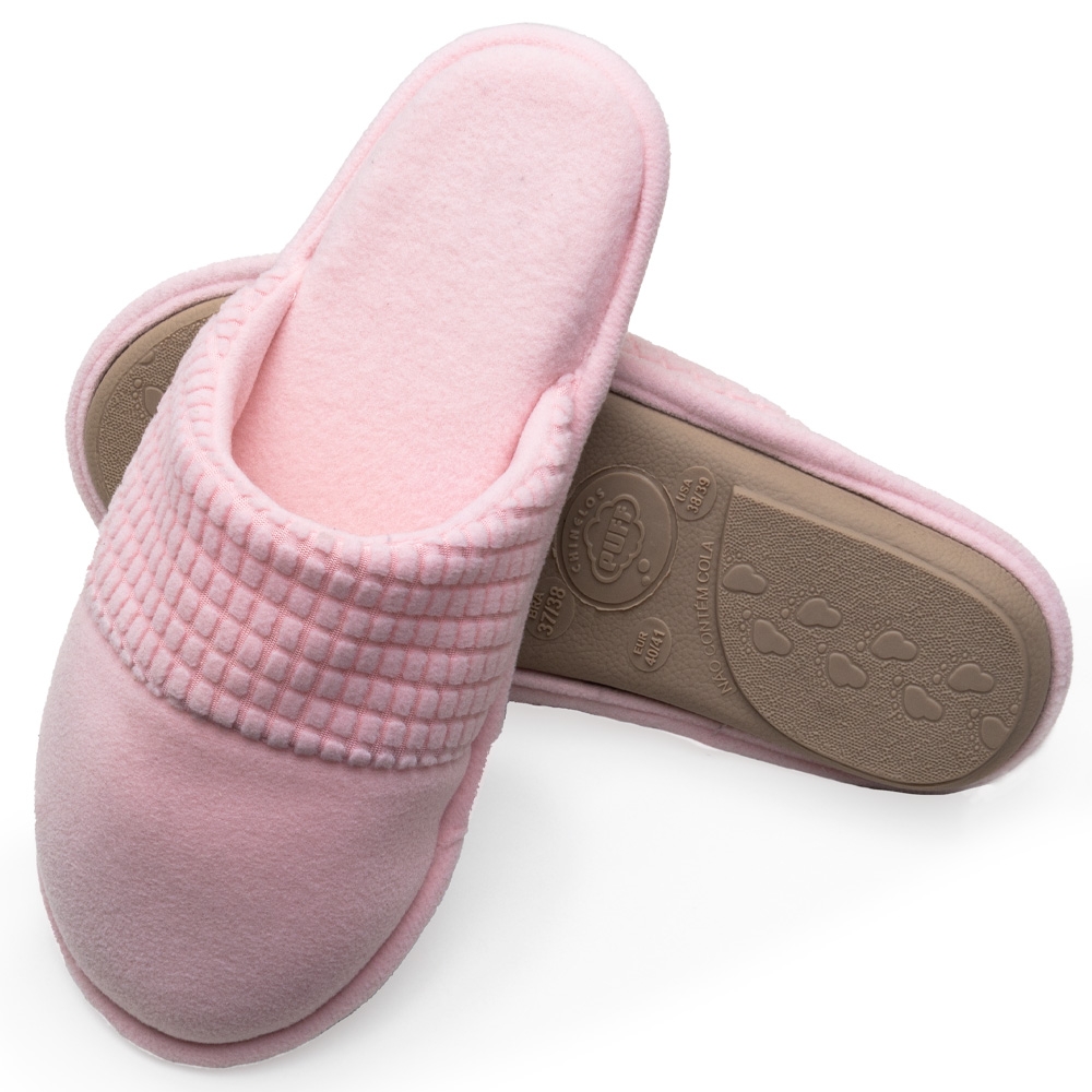 Pantufa Anatômica Flexível - Rosa