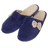 Pantufa PUFF Flex Anatômica Plush com Unifloc - Índigo
