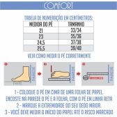 Pantufa Comfort Atoalhada Flexível Espuma 20mm Altura - Mescla