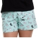 Short Doll de Manga em Malha 100% Algodão com Cotton Estampado - Preto