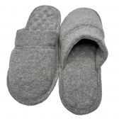 Pantufa Atoalhada Masculina com Espuma Massageadora - PUFF - Mescla