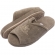 Pantufa Anatomic Comfort Atoalhado Bordado - Caqui