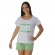 Short Doll 100% Algodão Malha Leve - Respirar, Relaxar e Recomeçar - Verde