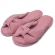 Pantufa Aberta em Jacquard Summer Flexível Antiderrapante - Rosa