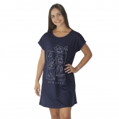 Camisão Malha 100% Algodão Silk: Conforto e Estilo - Marinho