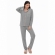 Pijama Feminino Soft Touch Listras Abotoado