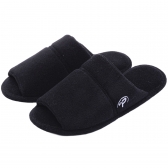 Pantufa Eva Atoalhada Masculina Sr. P - Preto