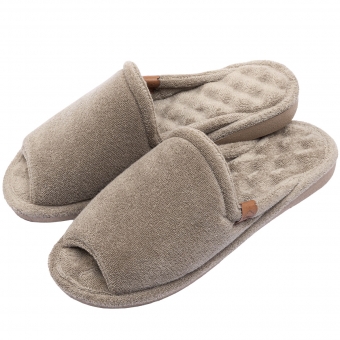 Pantufa Atoalhada Anatômica com Espuma Massageadora