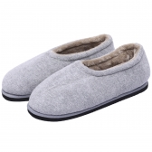 Mocassim Masculino Sola Plana em Atoalhado com Pelúcia - Mescla