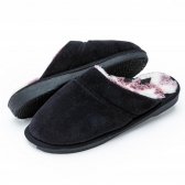 Pantufa Anatômico Plush Pelúcia Losango - Preto