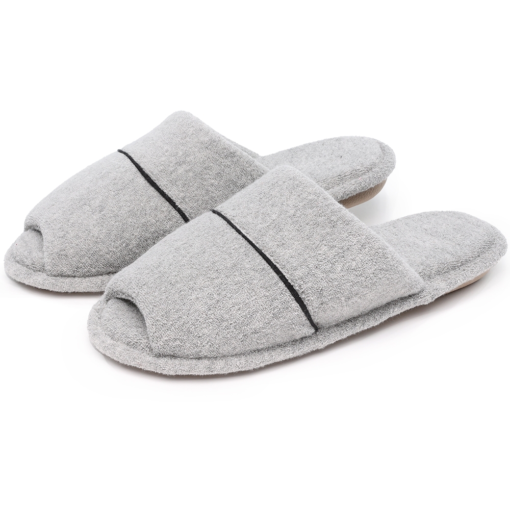 Pantufa Masculina Anatômica Atoalhada - Mescla