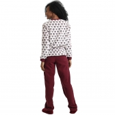 Pijama Gola V em Pelúcia Estampada com Microsoft