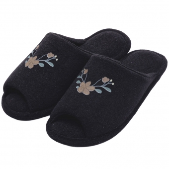 Pantufa Eva Atoalhada Flores - Anatômica Flexível