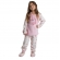 Pijama Pelúcia Coração Infantil - Rosa