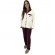 Pijama Puff Ultrasoft Joy Aberto - Bordô