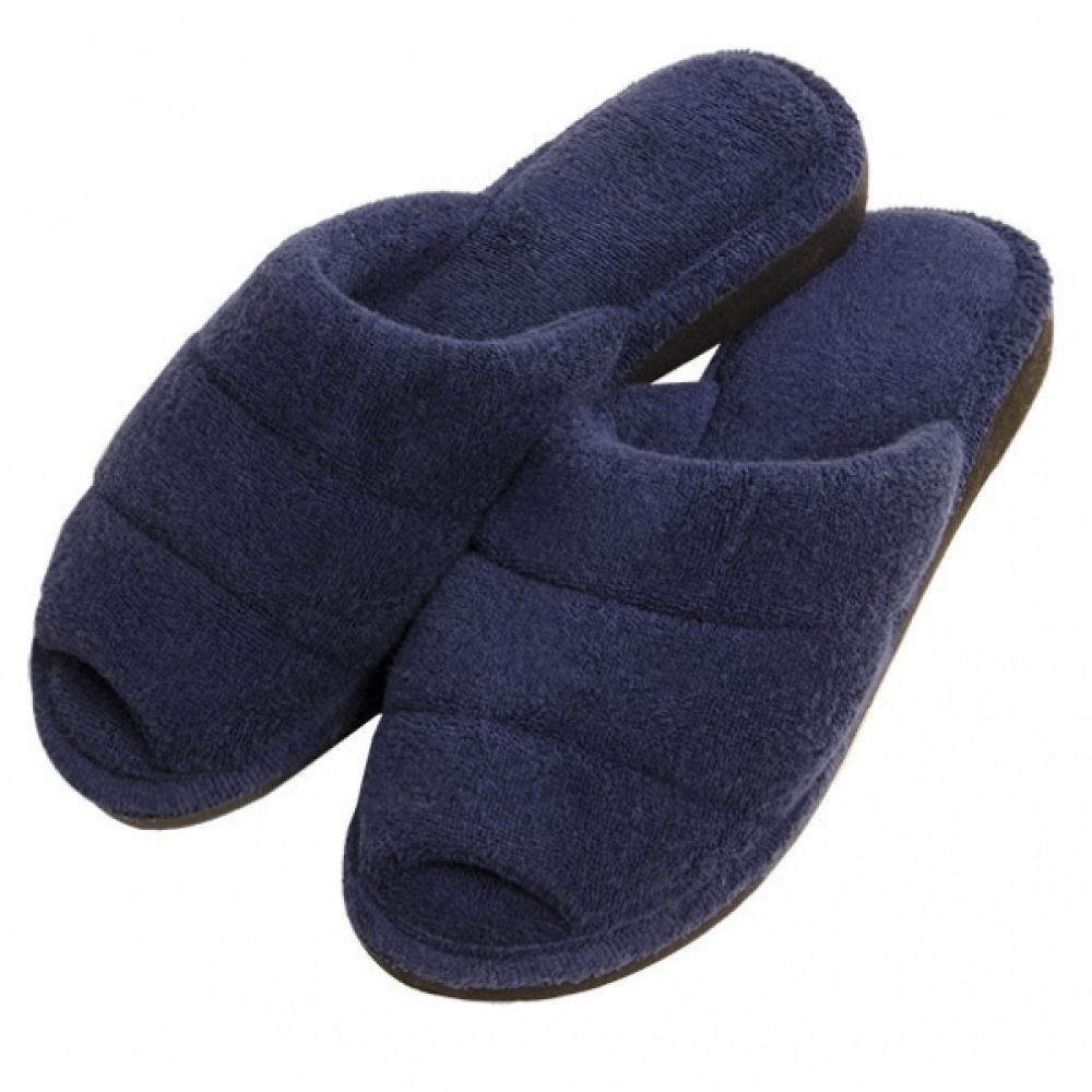 Pantufa Atoalhada Anatômica PUFF - Marinho