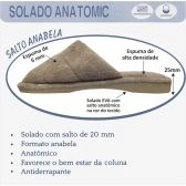 Pantufa Atoalhada Anatômica PUFF - Marinho