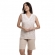 Bermudoll Regata com Renda em Viscolycra com Estampa Floral - Bege