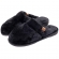 Pantufa Pelúcia Lisa Microsoft Puff - Preto