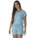 Conjunto Summer Short Doll Modal Azul Canelado - Azul