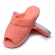 Pantufa Feminina Anatômica Atoalhada Puff - Salmão